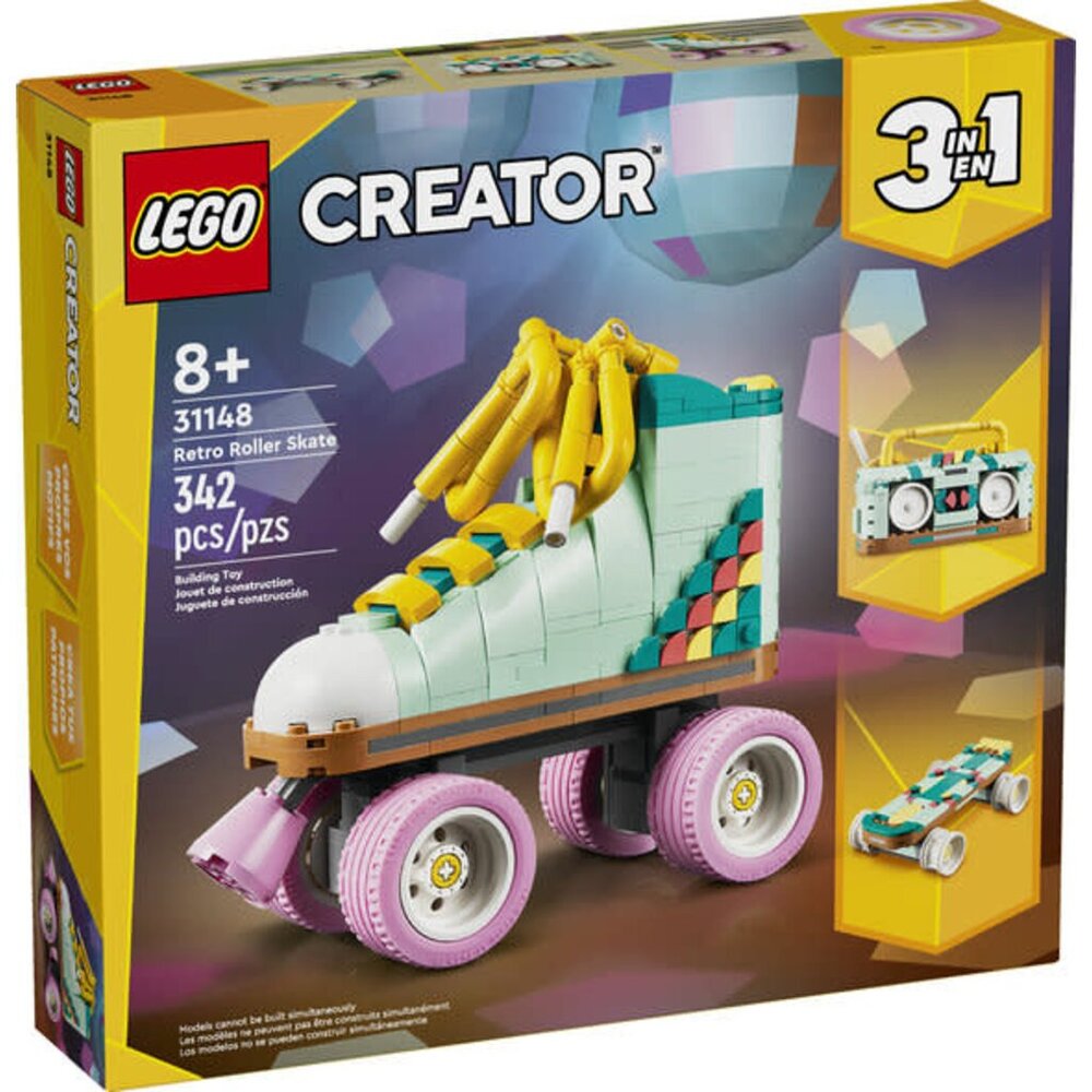 Creator 3-in-1 Retro Roller Skate Toy (31148)